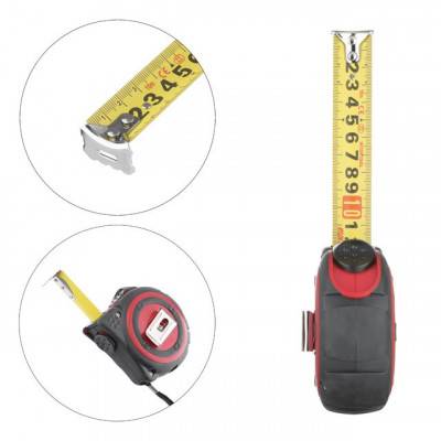 Будкрам купити Рулетка с металлическим полотном 10м*25мм, нейлоновое покрытие полотна STORM INTERTOOL MT-0840 Рулетка с металлическим полотном 10м*25мм, нейлоновое покрытие полотна STORM INTERTOOL MT-0840 3