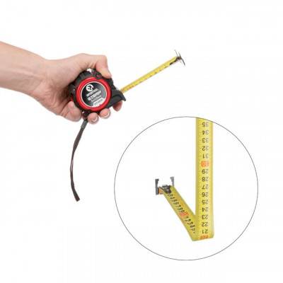 Будкрам купить Рулетка с металлическим полотном, 5м*25мм, двухстороняя шкала, нейлоновое покрытие, двухсторонный зацеп с магнитом, автостоп полотна STORM INTERTOOL MT-0845 Рулетка с металлическим полотном, 5м*25мм, двухстороняя шкала, нейлоновое покрытие, двухсторонный зацеп с магнитом, автостоп полотна STORM INTERTOOL MT-0845 4