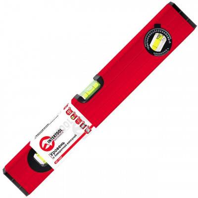 Будкрам купити Уровень с поворотной капсулой 400 мм 3 глазка INTERTOOL MT-1264