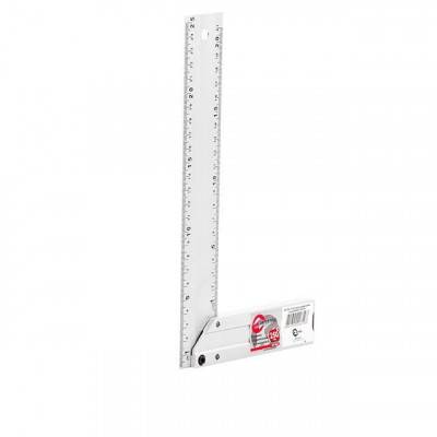 Будкрам купить Угольник строительный алюминиевый 250мм INTERTOOL MT-2061 Угольник строительный алюминиевый 250мм INTERTOOL MT-2061 2