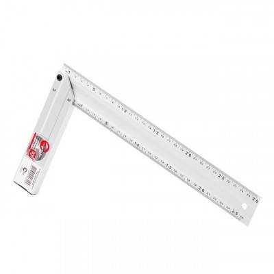 Будкрам купити Угольник строительный алюминиевый 300 мм INTERTOOL MT-2062 Угольник строительный алюминиевый 300 мм INTERTOOL MT-2062 3