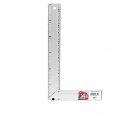 Будкрам купити Угольник строительный алюминиевый 300 мм INTERTOOL MT-2062