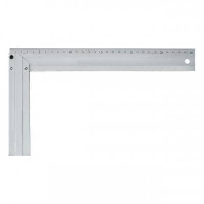 Будкрам купити Угольник строительный алюминиевый 350 мм INTERTOOL MT-2063