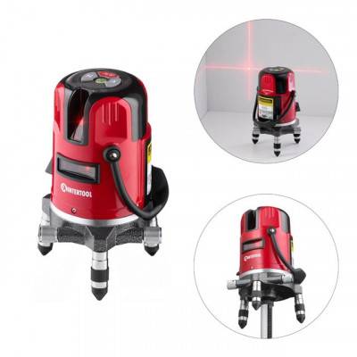 Будкрам купити Уровень лазерный 2 лазерные головки, красный лазер INTERTOOL MT-3003 Уровень лазерный 2 лазерные головки, красный лазер INTERTOOL MT-3003 3