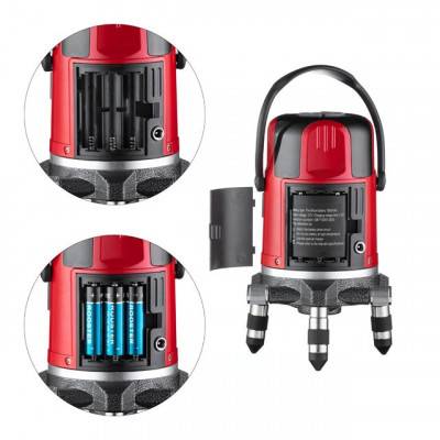 Будкрам купити Уровень лазерный 2 лазерные головки, красный лазер INTERTOOL MT-3003 Уровень лазерный 2 лазерные головки, красный лазер INTERTOOL MT-3003 4