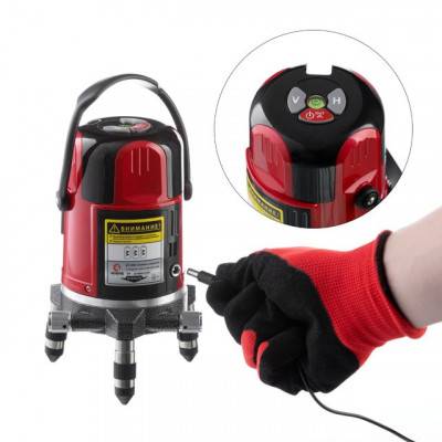 Будкрам купити Уровень лазерный 2 лазерные головки, красный лазер INTERTOOL MT-3003 Уровень лазерный 2 лазерные головки, красный лазер INTERTOOL MT-3003 5