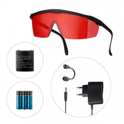 Будкрам купити Уровень лазерный 2 лазерные головки, красный лазер INTERTOOL MT-3003 Уровень лазерный 2 лазерные головки, красный лазер INTERTOOL MT-3003 7