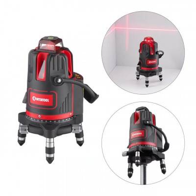 Будкрам купить Уровень лазерный 5 лазерных головок, красный лазер INTERTOOL MT-3004 Уровень лазерный 5 лазерных головок, красный лазер INTERTOOL MT-3004 3