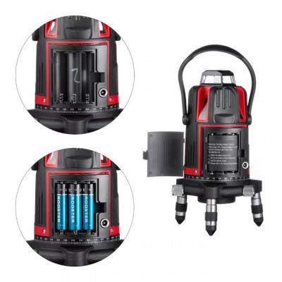 Будкрам купить Уровень лазерный 5 лазерных головок, красный лазер INTERTOOL MT-3004 Уровень лазерный 5 лазерных головок, красный лазер INTERTOOL MT-3004 4