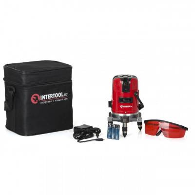 Будкрам купити Уровень лазерный Проф. 5 лазерных головок INTERTOOL MT-3011 Уровень лазерный Проф. 5 лазерных головок INTERTOOL MT-3011 10