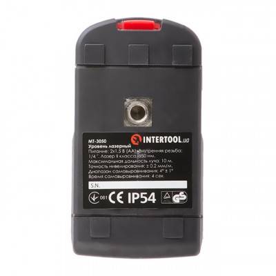 Будкрам купити Уровень лазерный мини, 2 лазерные головки INTERTOOL MT-3050 Уровень лазерный мини, 2 лазерные головки INTERTOOL MT-3050 6
