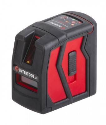 Будкрам купити Уровень лазерный мини, 2 лазерные головки INTERTOOL MT-3050