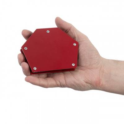 Будкрам купить Держатель магнитный для сварки трапеция, 30°, 45°, 60°, 75°, 90°, 135°, 22 кг, 115×90×17 мм INTERTOOL MW-0002 Держатель магнитный для сварки трапеция, 30°, 45°, 60°, 75°, 90°, 135°, 22 кг, 115×90×17 мм INTERTOOL MW-0002 3