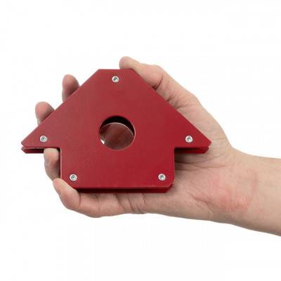 Будкрам купити Держатель магнитный для сварки стрела, 45°, 90°,135°, 23 кг, 90×100×17 мм INTERTOOL MW-0005 Держатель магнитный для сварки стрела, 45°, 90°,135°, 23 кг, 90×100×17 мм INTERTOOL MW-0005 3