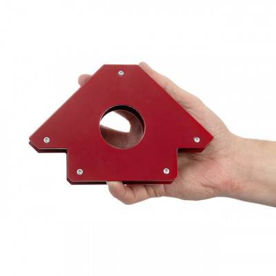 Будкрам купити Держатель магнитный для сварки стрела, 45°, 90°,135°, 35 кг, 110×120×25 мм INTERTOOL MW-0006 Держатель магнитный для сварки стрела, 45°, 90°,135°, 35 кг, 110×120×25 мм INTERTOOL MW-0006 3