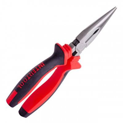 Будкрам купити Щипцы удлиненные прямые 160 мм, 40CrV, фосфатированные, полированные. INTERTOOL NT-0136 Щипцы удлиненные прямые 160 мм, 40CrV, фосфатированные, полированные. INTERTOOL NT-0136 4