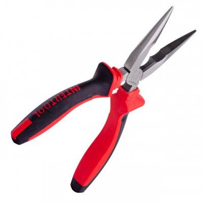 Будкрам купити Щипцы удлиненные прямые 180 мм, 40CrV, фосфатированные, полированные. INTERTOOL NT-0138 Щипцы удлиненные прямые 180 мм, 40CrV, фосфатированные, полированные. INTERTOOL NT-0138 5