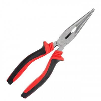 Будкрам купить Щипцы удлиненные прямые 200 мм, 40CrV, фосфатированные, полированные. INTERTOOL NT-0140