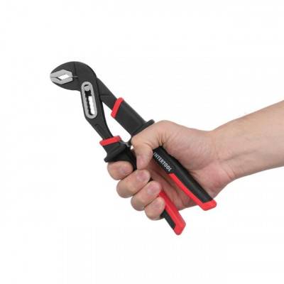 Будкрам купить Клещи сантехнические 250 мм, кованая сталь 40CrV, двухкомпнентные рукоятки STORM INTERTOOL NT-0165 Клещи сантехнические 250 мм, кованая сталь 40CrV, двухкомпнентные рукоятки STORM INTERTOOL NT-0165 5