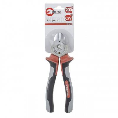 Будкрам купити Бокорезы 200мм CrV с изолированными рукоятками INTERTOOL NT-0217 Бокорезы 200мм CrV с изолированными рукоятками INTERTOOL NT-0217 2