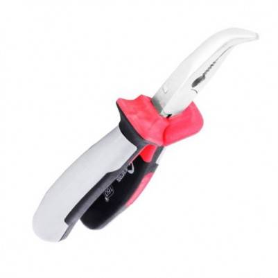 Будкрам купити Щипцы удлиненные изогнутые 160 мм CrV с изолированными рукоятками INTERTOOL NT-0223 Щипцы удлиненные изогнутые 160 мм CrV с изолированными рукоятками INTERTOOL NT-0223 2