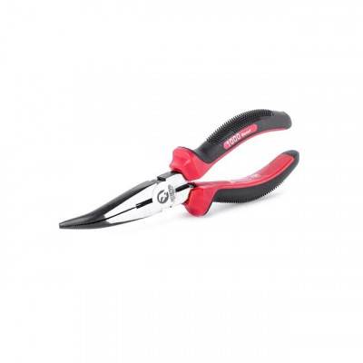 Будкрам купити Щипцы удлиненные изогнутые 180 мм с изолированными рукоятками до 1000 В INTERTOOL NT-0224