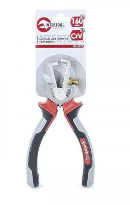 Будкрам купить Щипцы для зачистки проводов 160 мм CrV с изолированными рукоятками INTERTOOL NT-0229 Щипцы для зачистки проводов 160 мм CrV с изолированными рукоятками INTERTOOL NT-0229 2