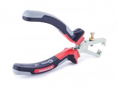 Будкрам купить Щипцы для зачистки проводов 160 мм CrV с изолированными рукоятками INTERTOOL NT-0229 Щипцы для зачистки проводов 160 мм CrV с изолированными рукоятками INTERTOOL NT-0229 5
