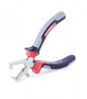 Будкрам купить Щипцы для зачистки проводов 160 мм CrV с изолированными рукоятками INTERTOOL NT-0229