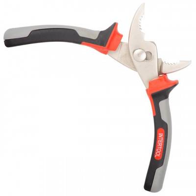 Будкрам купити Щипцы со шлицевым соединением 160 мм CrV с изолированными рукоятками INTERTOOL NT-0232 Щипцы со шлицевым соединением 160 мм CrV с изолированными рукоятками INTERTOOL NT-0232 2