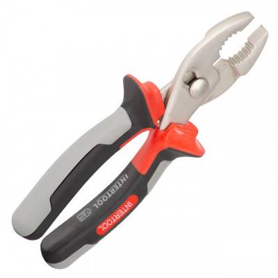 Будкрам купити Щипцы со шлицевым соединением 160 мм CrV с изолированными рукоятками INTERTOOL NT-0232 Щипцы со шлицевым соединением 160 мм CrV с изолированными рукоятками INTERTOOL NT-0232 4