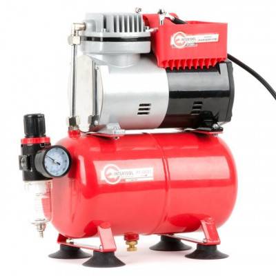 Будкрам купити Компресcор безмасляный 3 л, 0,3 кВт, 220 В, 3,2атм, 50л / мин INTERTOOL PT-0001