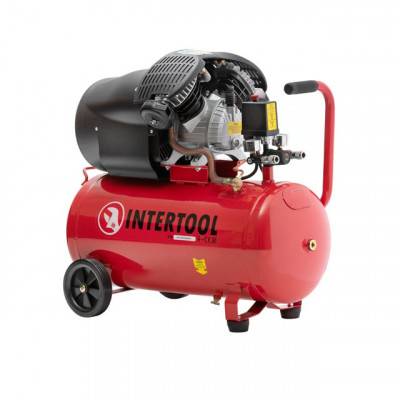 Будкрам купить Компрессор 50 л, 2.23 кВт, 220 В, 8 атм, 354 л/мин, 2 цилиндра INTERTOOL PT-0004 Компрессор 50 л, 2.23 кВт, 220 В, 8 атм, 354 л/мин, 2 цилиндра INTERTOOL PT-0004 2