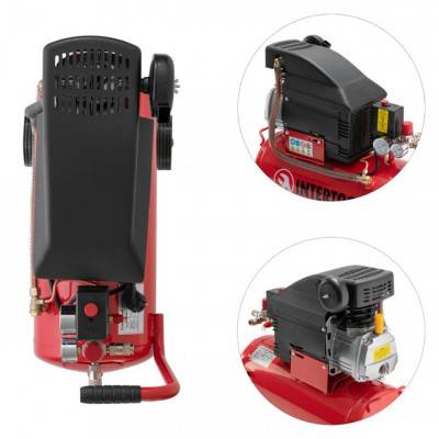 Будкрам купить Компрессор 24 л, 1.5 кВт, 220 В, 8 атм, 206 л/мин INTERTOOL PT-0010 Компрессор 24 л, 1.5 кВт, 220 В, 8 атм, 206 л/мин INTERTOOL PT-0010 7