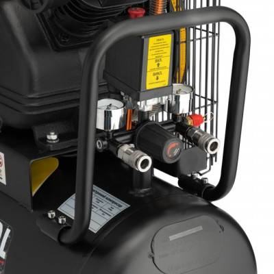 Будкрам купити Компрессор 50 л, 3 кВт, 220 В, 10 атм, 500 л/мин, 2 цилиндра INTERTOOL PT-0016 Компрессор 50 л, 3 кВт, 220 В, 10 атм, 500 л/мин, 2 цилиндра INTERTOOL PT-0016 8