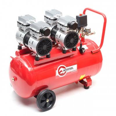 Будкрам купить Компрессор 50л, 2х0.75 кВт, 220В, 8атм, 270л/мин, малошумный, безмасляный, 4 цилиндра INTERTOOL PT-0023 Компрессор 50л, 2х0.75 кВт, 220В, 8атм, 270л/мин, малошумный, безмасляный, 4 цилиндра INTERTOOL PT-0023 7