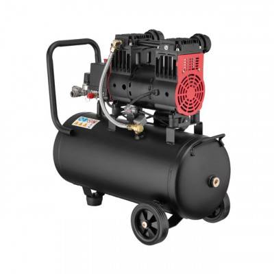 Будкрам купити Компрессор 24 л, 1.1кВт, 220В, 8атм, 160 л/мин, 1400 об/мин, малошумный, безмасляный, 2 цилиндра INTERTOOL PT-0026 Компрессор 24 л, 1.1кВт, 220В, 8атм, 160 л/мин, 1400 об/мин, малошумный, безмасляный, 2 цилиндра INTERTOOL PT-0026 4