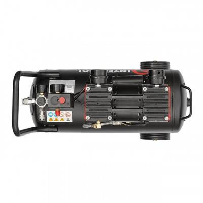 Будкрам купити Компрессор 24 л, 1.1кВт, 220В, 8атм, 160 л/мин, 1400 об/мин, малошумный, безмасляный, 2 цилиндра INTERTOOL PT-0026 Компрессор 24 л, 1.1кВт, 220В, 8атм, 160 л/мин, 1400 об/мин, малошумный, безмасляный, 2 цилиндра INTERTOOL PT-0026 9