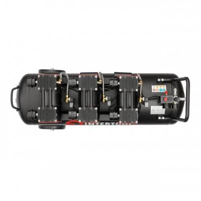 Будкрам купити Компрессор 100 л, 3x1.1кВт, 220В, 8атм, 480 л/мин, 1400 об/мин, малошумный, безмасляный, 6 цилиндров INTERTOOL PT-0028 Компрессор 100 л, 3x1.1кВт, 220В, 8атм, 480 л/мин, 1400 об/мин, малошумный, безмасляный, 6 цилиндров INTERTOOL PT-0028 8