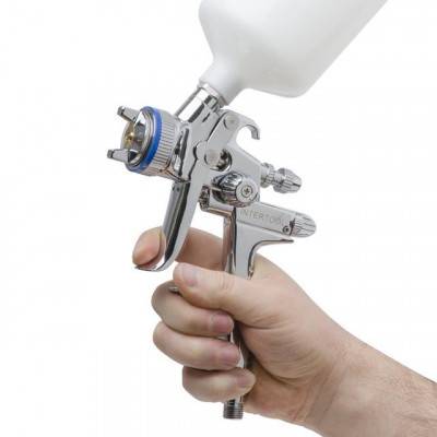 Будкрам купить Краскопульт пневматический HVLP II Digital профессиональный, форсунка 1.3мм, верхний пластиковый бачок 600 мл., 2бар INTERTOOL PT-0105D Краскопульт пневматический HVLP II Digital профессиональный, форсунка 1.3мм, верхний пластиковый бачок 600 мл., 2бар INTERTOOL PT-0105D 3