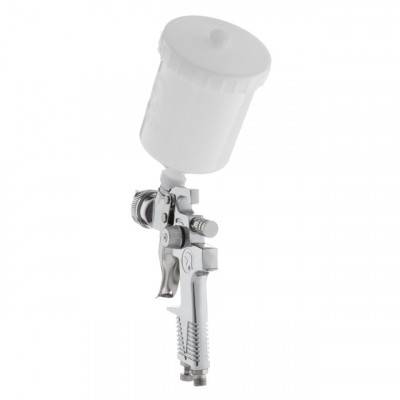 Будкрам купить Краскопульт пневматический HVLP, форсунка 1.3мм., верхний пластиковый бачок 600мл, 3бар INTERTOOL PT-0106 Краскопульт пневматический HVLP, форсунка 1.3мм., верхний пластиковый бачок 600мл, 3бар INTERTOOL PT-0106 4