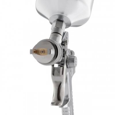 Будкрам купити Краскопульт пневматический HVLP, форсунка 1.3мм, верхний металлический бачок 1000мл, 3бар. INTERTOOL PT-0107 Краскопульт пневматический HVLP, форсунка 1.3мм, верхний металлический бачок 1000мл, 3бар. INTERTOOL PT-0107 2