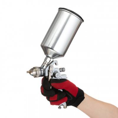 Будкрам купити Краскопульт пневматический HVLP, форсунка 1.3мм, верхний металлический бачок 1000мл, 3бар. INTERTOOL PT-0107 Краскопульт пневматический HVLP, форсунка 1.3мм, верхний металлический бачок 1000мл, 3бар. INTERTOOL PT-0107 6