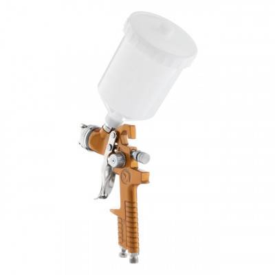 Будкрам купить Краскопульт пневматический HVLP, форсунка 1.5мм, верхний пластиковый бачок 600мл., 3бар INTERTOOL PT-0110 Краскопульт пневматический HVLP, форсунка 1.5мм, верхний пластиковый бачок 600мл., 3бар INTERTOOL PT-0110 4