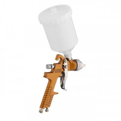 Будкрам купить Краскопульт пневматический HVLP, форсунка 1.5мм, верхний пластиковый бачок 600мл., 3бар INTERTOOL PT-0110 Краскопульт пневматический HVLP, форсунка 1.5мм, верхний пластиковый бачок 600мл., 3бар INTERTOOL PT-0110 5