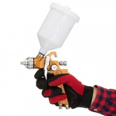 Будкрам купить Краскопульт пневматический HVLP, форсунка 1.5мм, верхний пластиковый бачок 600мл., 3бар INTERTOOL PT-0110 Краскопульт пневматический HVLP, форсунка 1.5мм, верхний пластиковый бачок 600мл., 3бар INTERTOOL PT-0110 6