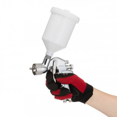 Будкрам купить Краскопульт пневматический HP, форсунка 1.4мм, верхний пластиковый бачок 600мл, 5бар INTERTOOL PT-0112 Краскопульт пневматический HP, форсунка 1.4мм, верхний пластиковый бачок 600мл, 5бар INTERTOOL PT-0112 6