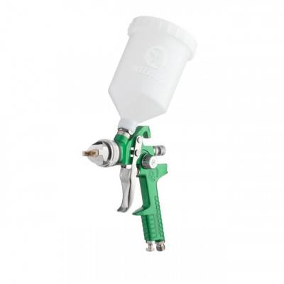 Будкрам купить Краскопульт пневматический HVLP, форсунка 1.3мм, верхний пластиковый бачок 600мл, 3бар INTERTOOL PT-0117