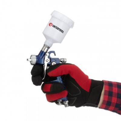 Будкрам купити Краскопульт пневматический HVLP MINI, форсунка 1.0мм, верхний пластиковый бачок 125мл., 3бар INTERTOOL PT-0121 Краскопульт пневматический HVLP MINI, форсунка 1.0мм, верхний пластиковый бачок 125мл., 3бар INTERTOOL PT-0121 6