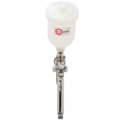 Будкрам купить Краскопульт пневматический HVLP II MINI профессиональный, форсунка 0.8мм, верхний пластиковый бачок 250 мл., 2-2.5бар INTERTOOL PT-0128 Краскопульт пневматический HVLP II MINI профессиональный, форсунка 0.8мм, верхний пластиковый бачок 250 мл., 2-2.5бар INTERTOOL PT-0128 2